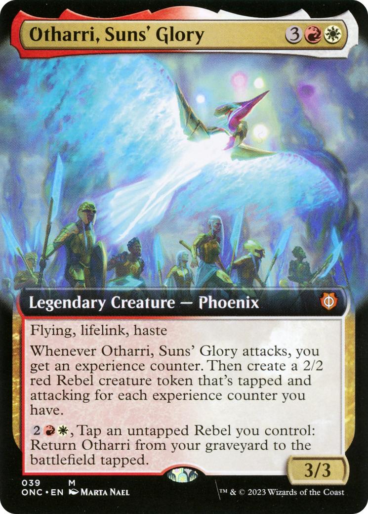 Otharri, Suns' Glory (Extended Art) [Phyrexia: All Will Be One Commander] | Silver Goblin