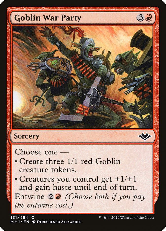 Goblin War Party [Modern Horizons] | Silver Goblin