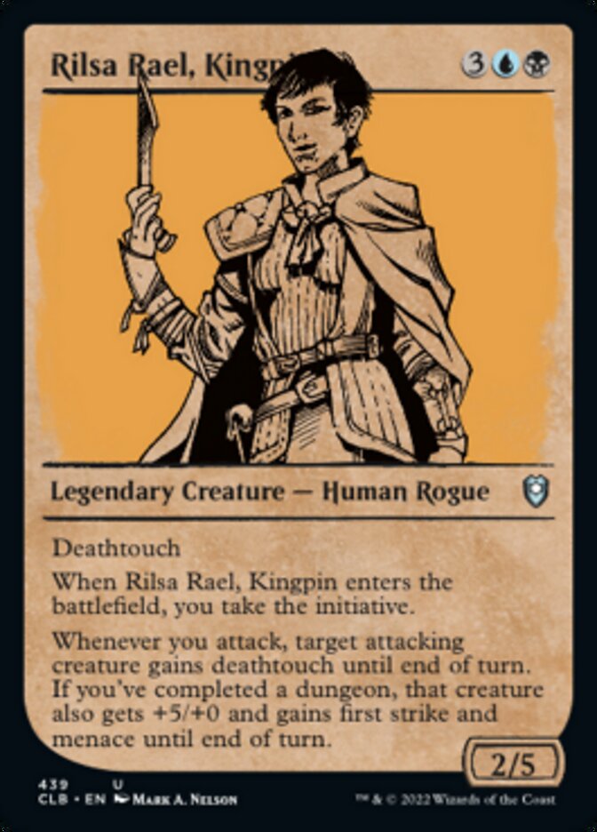 Rilsa Rael, Kingpin (Showcase) [Commander Legends: Battle for Baldur's Gate] | Silver Goblin