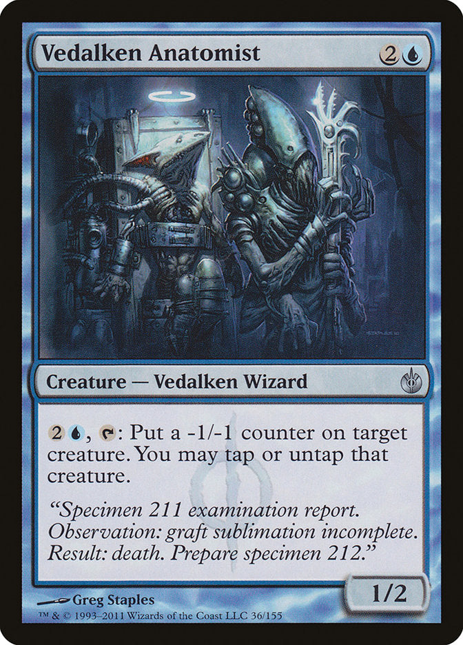 Vedalken Anatomist [Mirrodin Besieged] | Silver Goblin