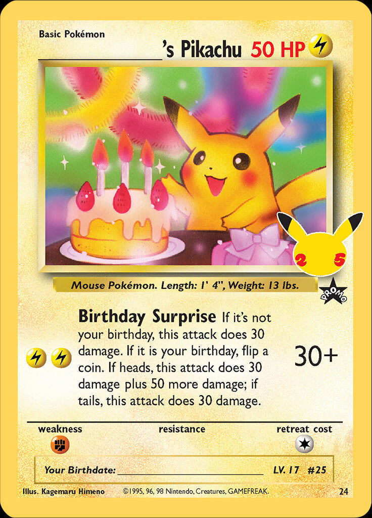 _____'s Pikachu (24) [Celebrations: 25th Anniversary - Classic Collection] | Silver Goblin