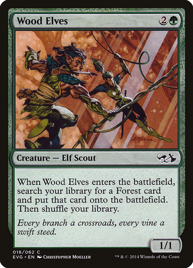 Wood Elves (Elves vs. Goblins) [Duel Decks Anthology] | Silver Goblin