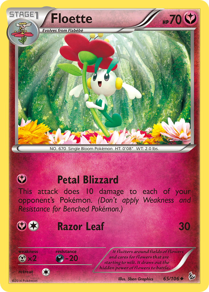 Floette (65/106) [XY: Flashfire] | Silver Goblin