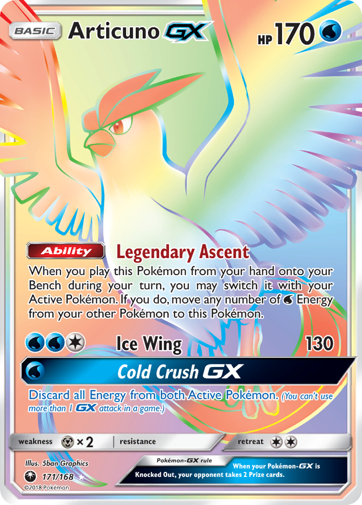 Articuno GX (171/168) [Sun & Moon: Celestial Storm] | Silver Goblin