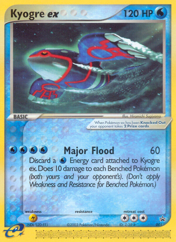 Kyogre ex (001) [Nintendo: Black Star Promos] | Silver Goblin