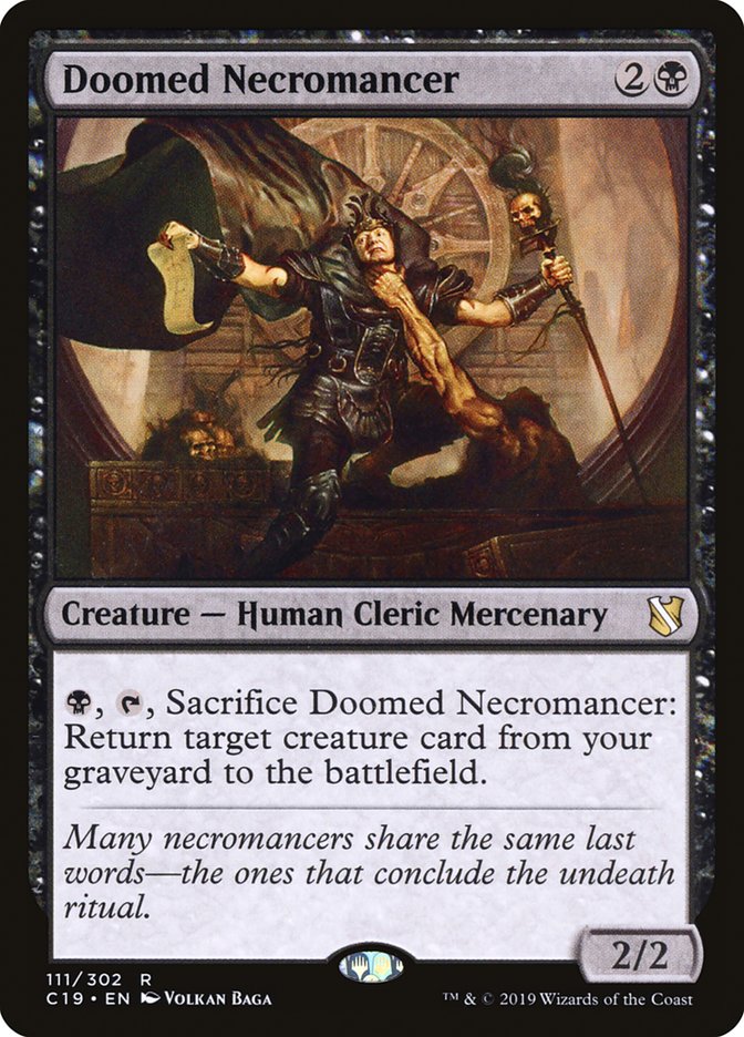 Doomed Necromancer [Commander 2019] | Silver Goblin