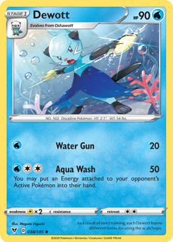 Dewott (034/185) [Sword & Shield: Vivid Voltage] | Silver Goblin