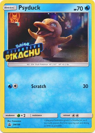 Psyduck Detective (SM199) (Pikachu Stamped) [Sun & Moon: Black Star Promos] | Silver Goblin