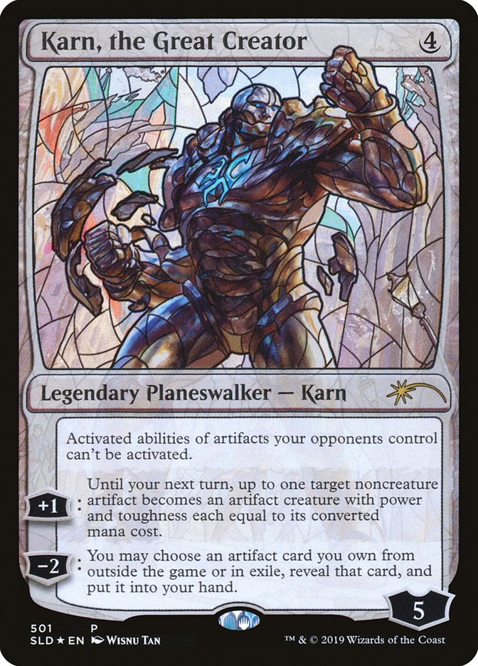 Karn, the Great Creator (Stained Glass) [Secret Lair Drop Promos] | Silver Goblin