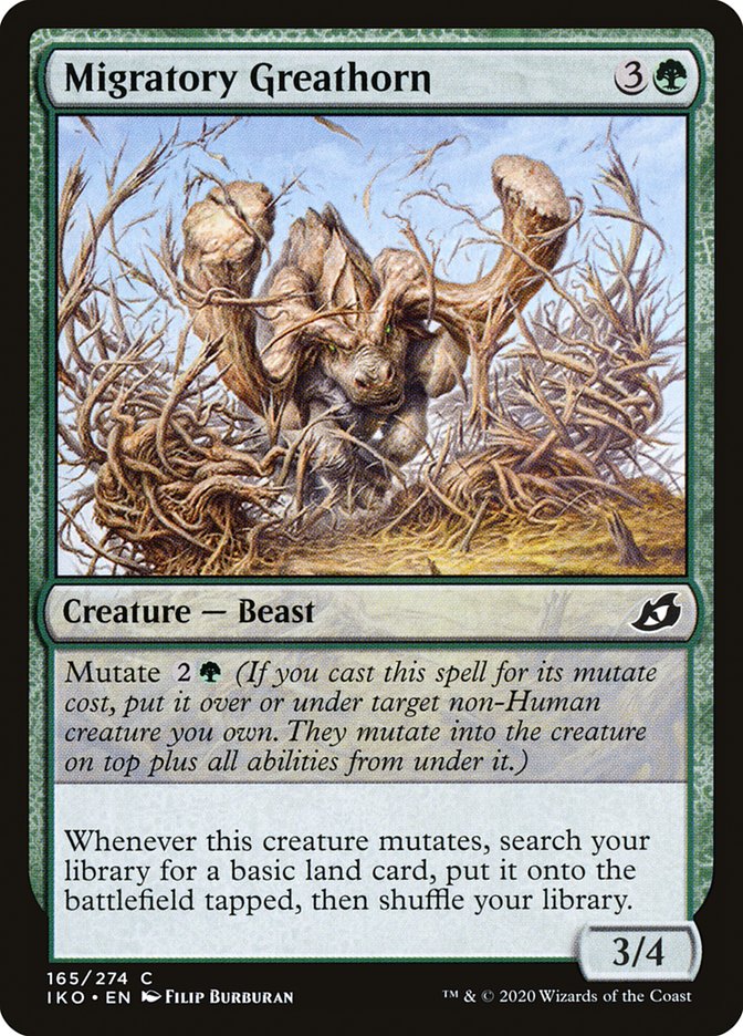 Migratory Greathorn [Ikoria: Lair of Behemoths] | Silver Goblin