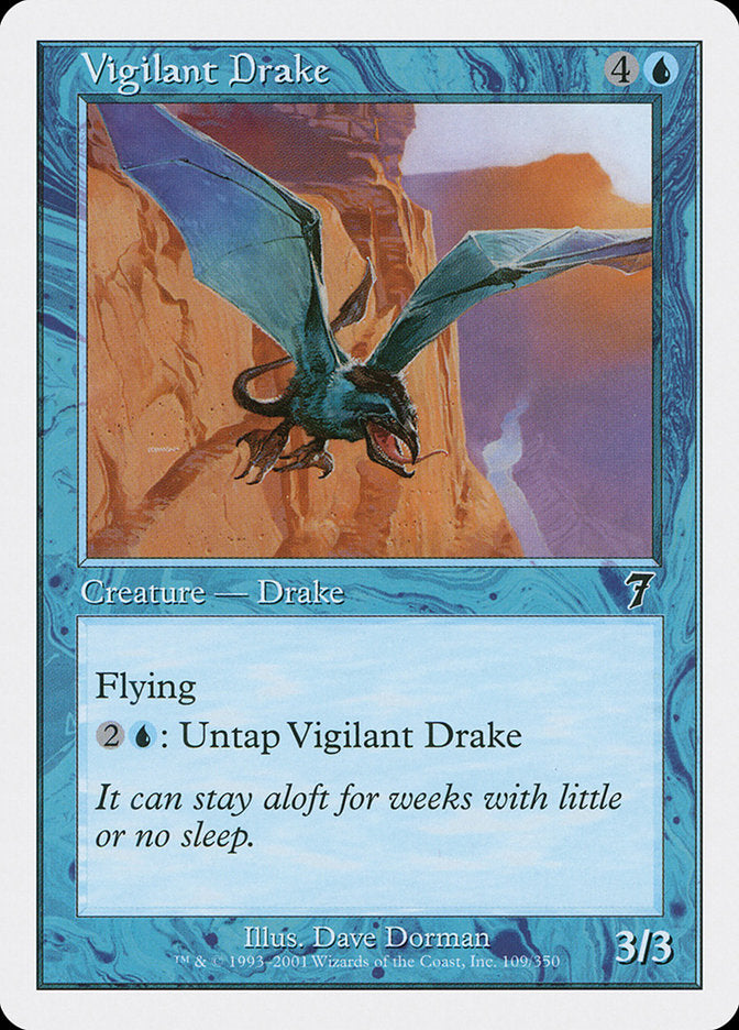 Vigilant Drake [Seventh Edition] | Silver Goblin