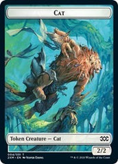 Cat // Myr (024) Double-Sided Token [Double Masters Tokens] | Silver Goblin
