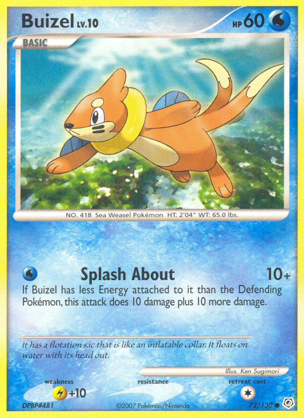 Buizel (72/130) [Diamond & Pearl: Base Set] | Silver Goblin