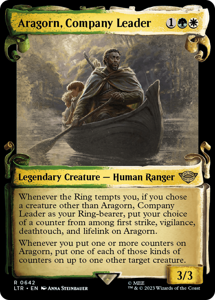 Aragorn, Company Leader [The Lord of the Rings: Tales of Middle-Earth Showcase Scrolls] | Silver Goblin