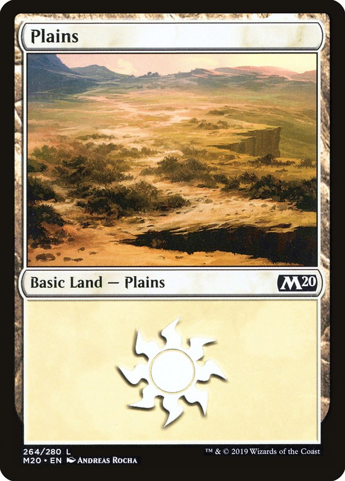 Plains (264) [Core Set 2020] | Silver Goblin