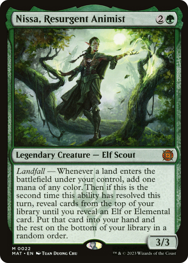 Nissa, Resurgent Animist [March of the Machine: The Aftermath] | Silver Goblin