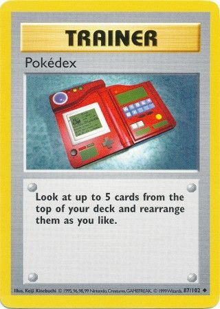 Pokedex (87/102) [Base Set Shadowless Unlimited] | Silver Goblin