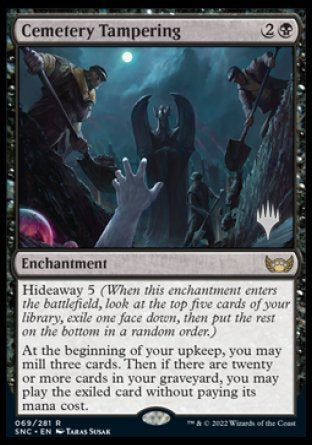 Cemetery Tampering (Promo Pack) [Streets of New Capenna Promos] | Silver Goblin