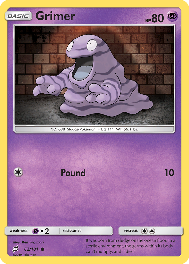 Grimer (62/181) [Sun & Moon: Team Up] | Silver Goblin