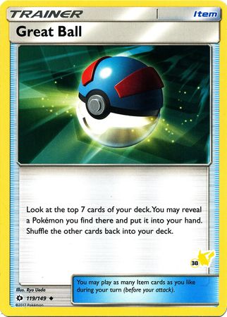 Great Ball (119/149) (Pikachu Stamp #38) [Battle Academy 2020] | Silver Goblin
