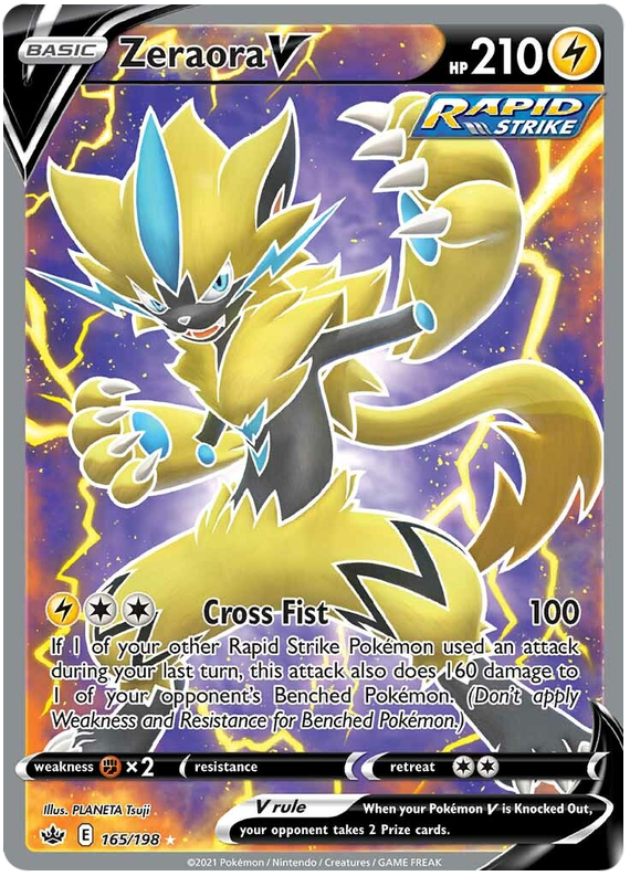 Zeraora V (165/198) [Sword & Shield: Chilling Reign] | Silver Goblin