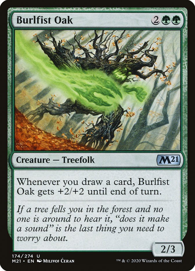 Burlfist Oak [Core Set 2021] | Silver Goblin