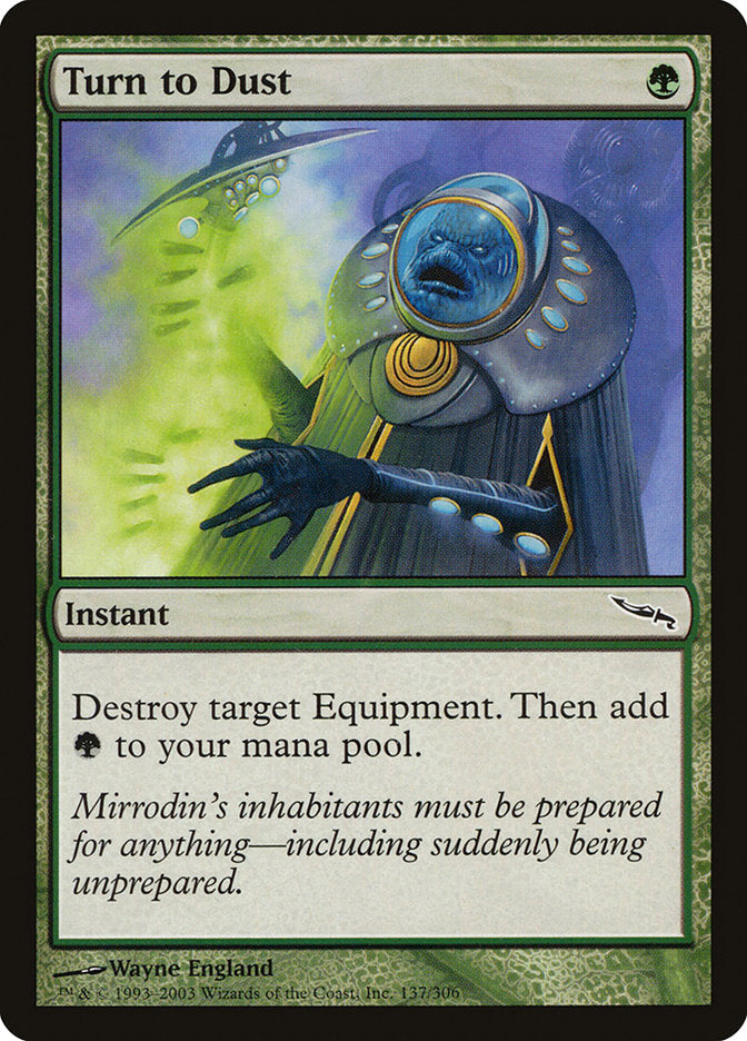 Turn to Dust [Mirrodin] | Silver Goblin