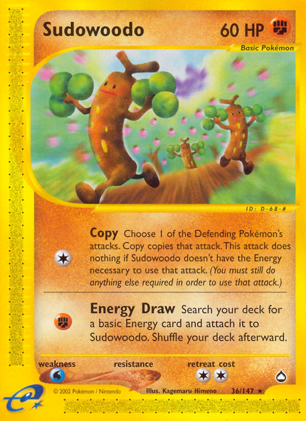 Sudowoodo (36/147) [Aquapolis] | Silver Goblin