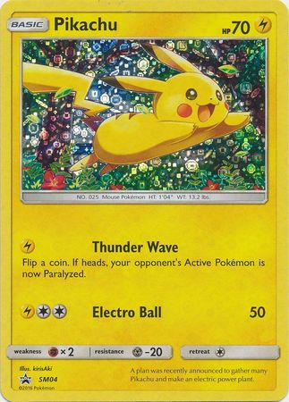 Pikachu (SM04) (General Mills Promo) [Sun & Moon: Black Star Promos] | Silver Goblin