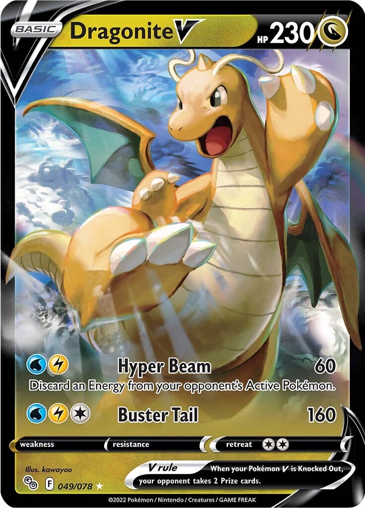 Dragonite V (049/078) [Pokémon GO] | Silver Goblin