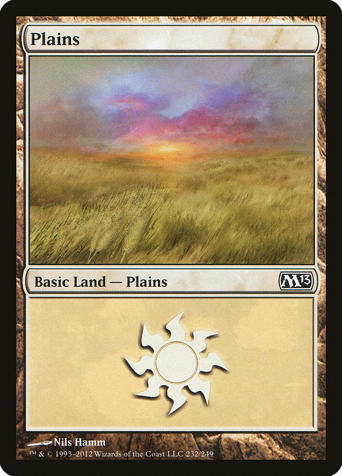 Plains (232) [Magic 2013] | Silver Goblin