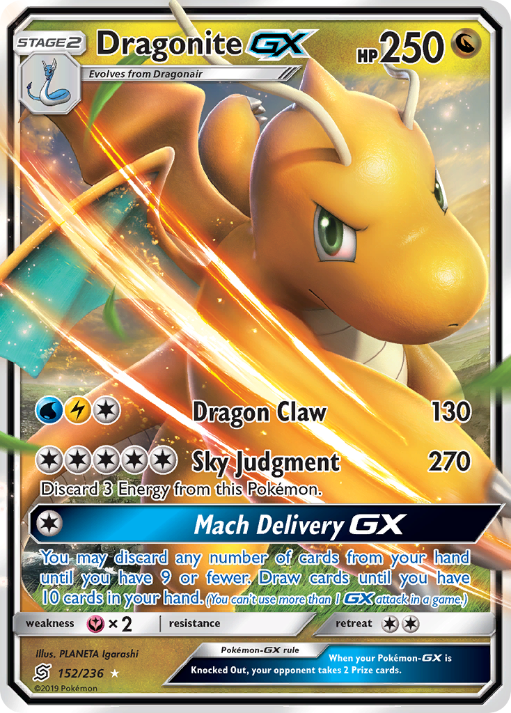 Dragonite GX (152/236) [Sun & Moon: Unified Minds] | Silver Goblin