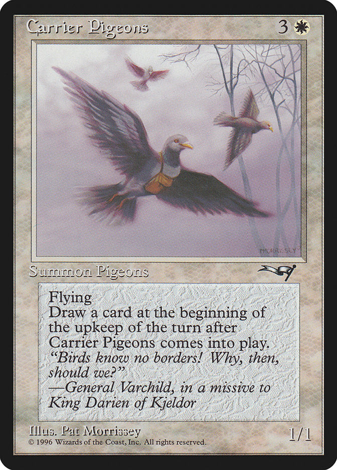 Carrier Pigeons (Flying Art) [Alliances] | Silver Goblin