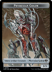 Phyrexian Golem // Ox Double-Sided Token [Commander Masters Tokens] | Silver Goblin