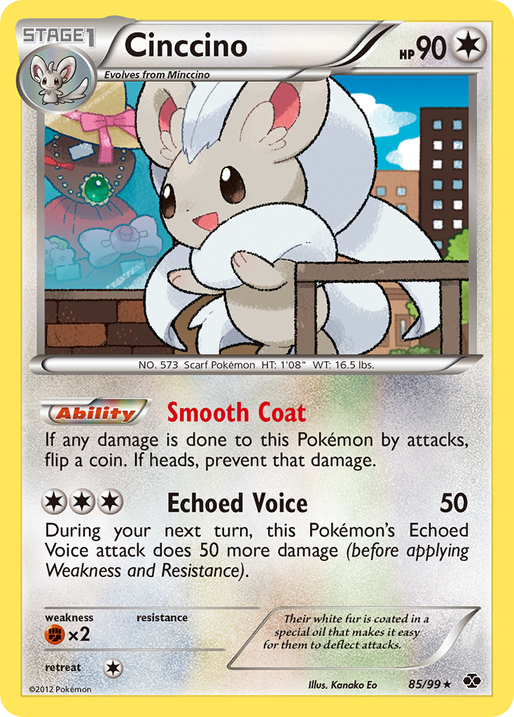 Cinccino (85/99) [Black & White: Next Destinies] | Silver Goblin