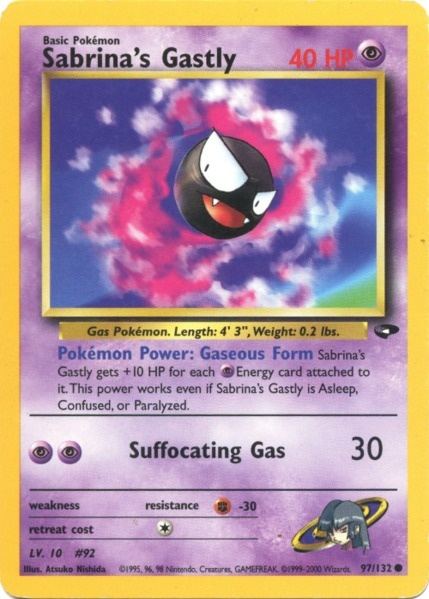 Sabrina's Gastly (97/132) [Gym Challenge Unlimited] | Silver Goblin