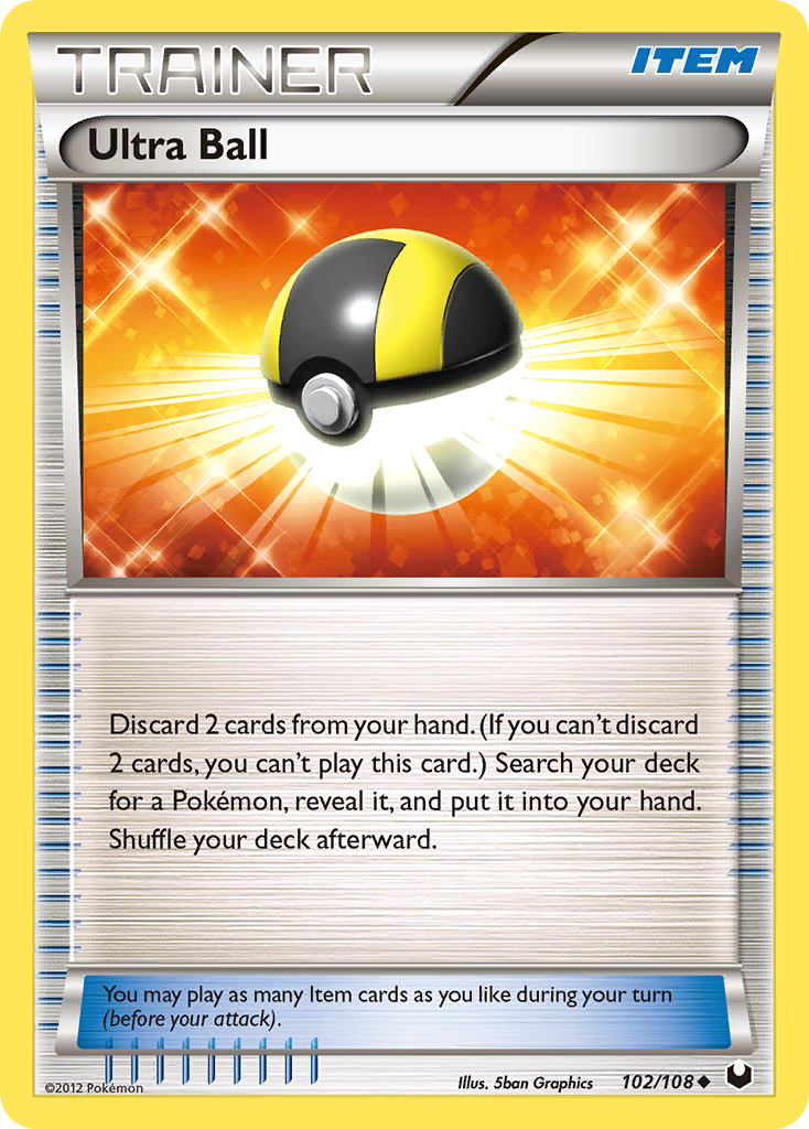 Ultra Ball (102/108) [Black & White: Dark Explorers] | Silver Goblin