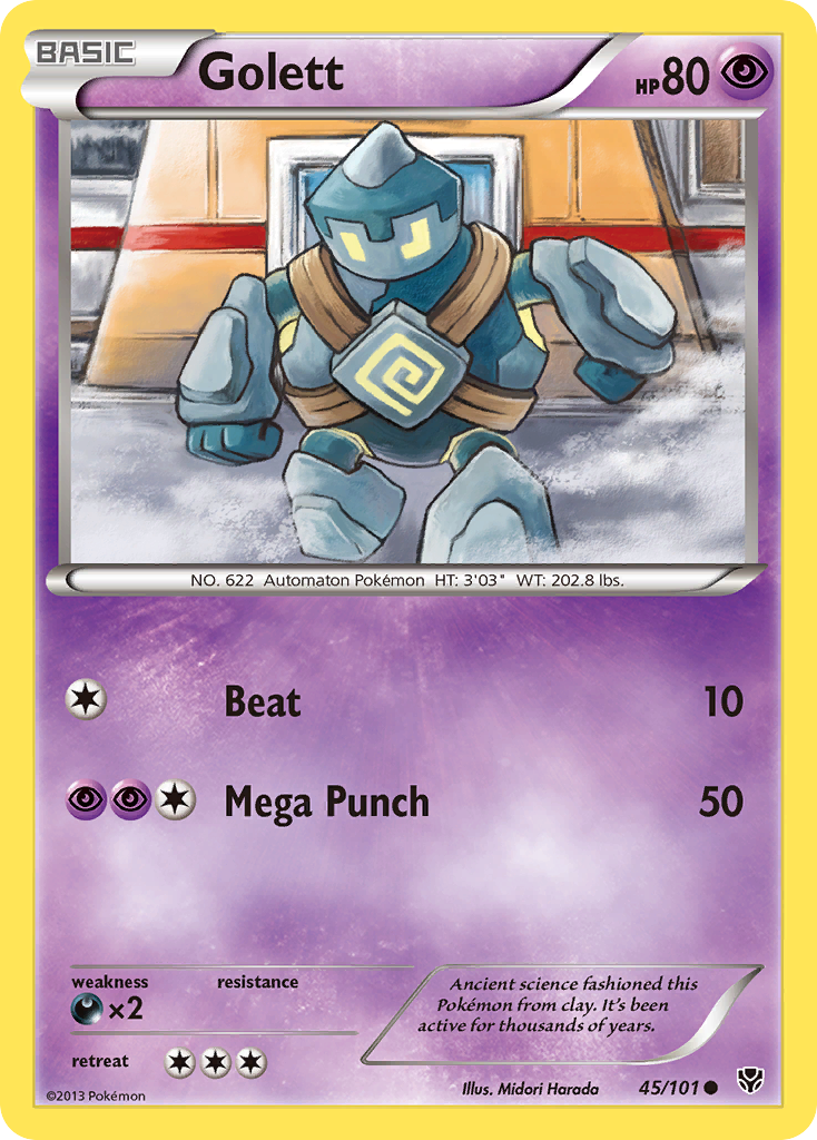 Golett (45/101) [Black & White: Plasma Blast] | Silver Goblin