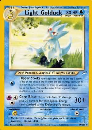 Light Golduck (47/105) [Neo Destiny Unlimited] | Silver Goblin