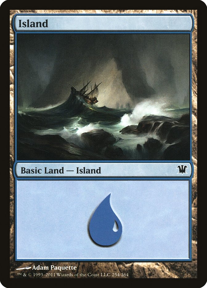 Island (254) [Innistrad] | Silver Goblin