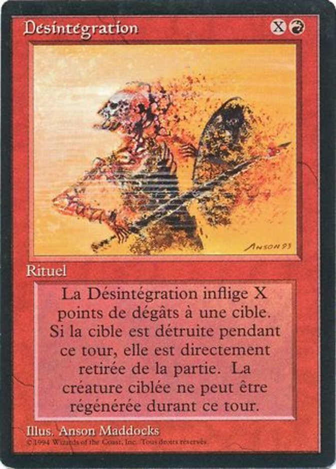 Disintegrate [Foreign Black Border] | Silver Goblin