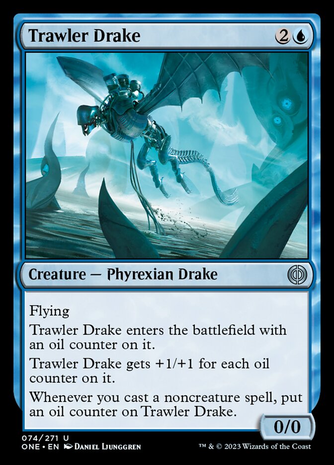 Trawler Drake [Phyrexia: All Will Be One] | Silver Goblin