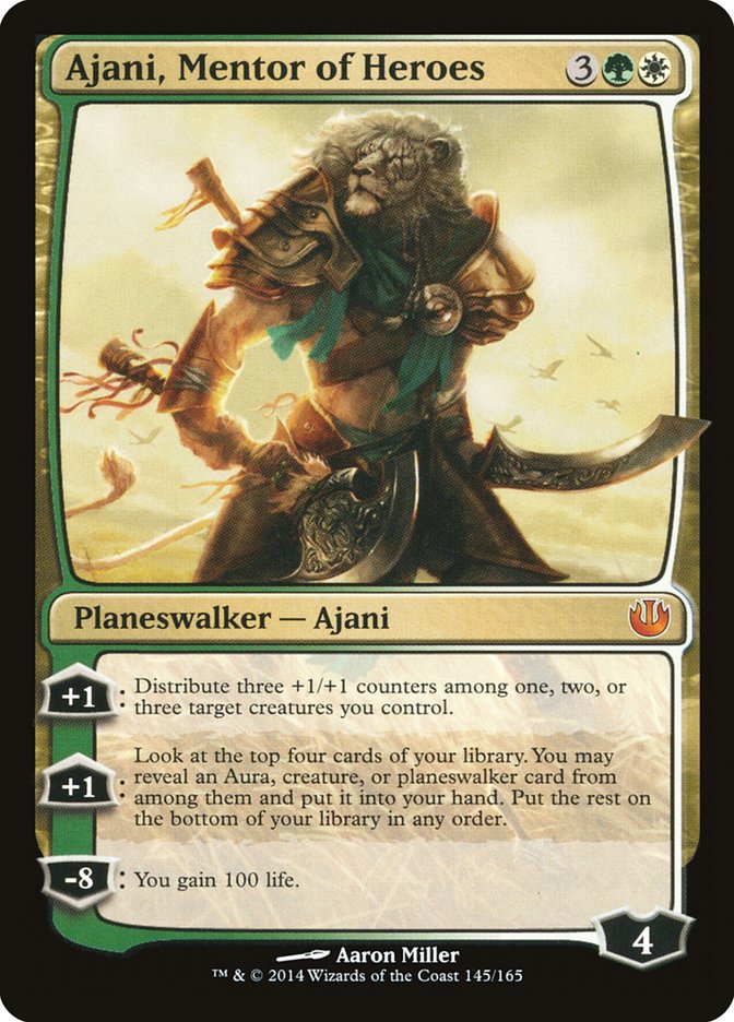 Ajani, Mentor of Heroes [Journey into Nyx] | Silver Goblin