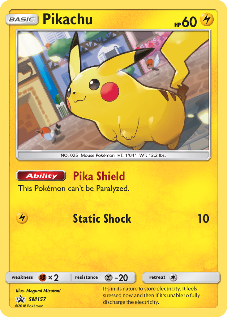 Pikachu (SM157) [Sun & Moon: Black Star Promos] | Silver Goblin