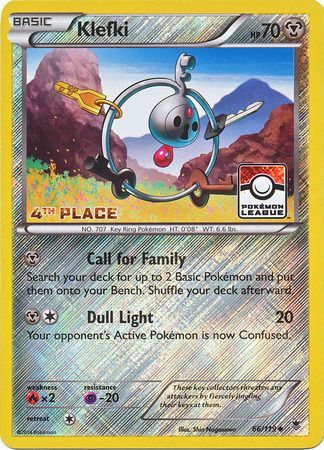 Klefki (66/119) (League Promo 4th Place) [XY: Phantom Forces] | Silver Goblin