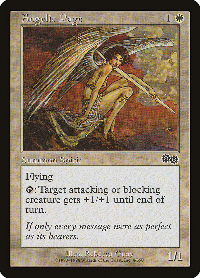 Angelic Page [Urza's Saga] | Silver Goblin