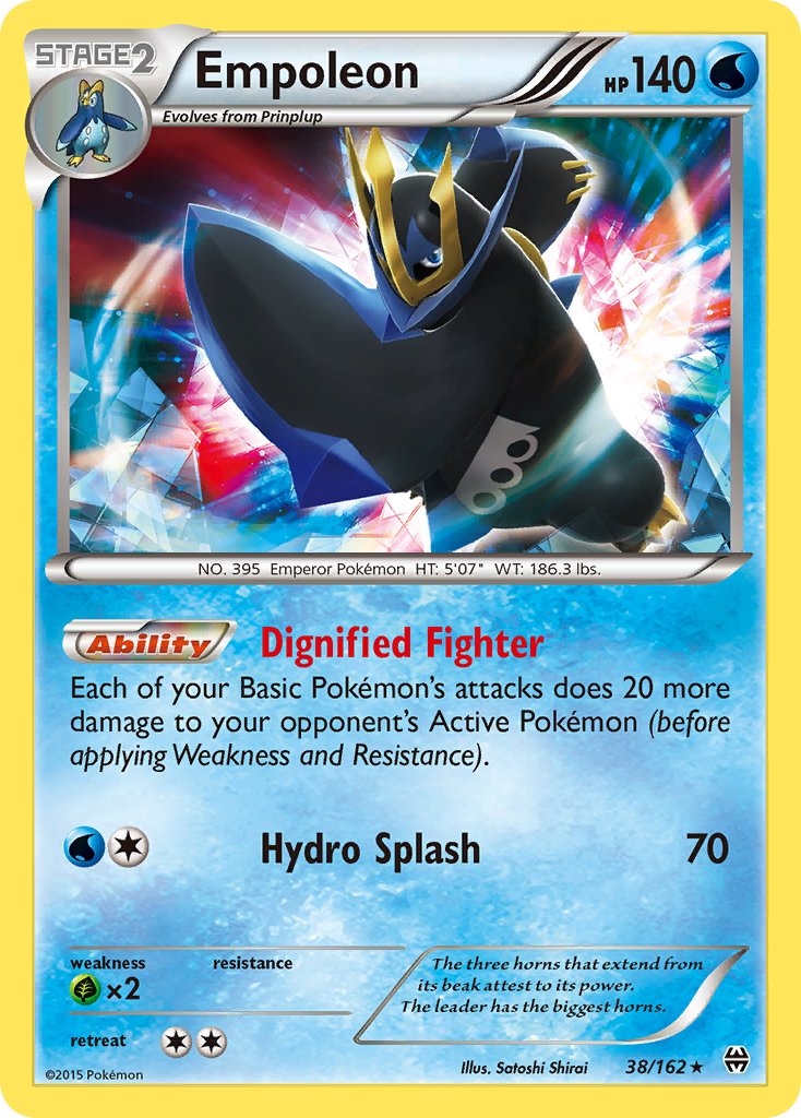 Empoleon (38/162) (Battle Arena Deck Exclusive) (Theme Deck Exclusive) [XY: BREAKthrough] | Silver Goblin