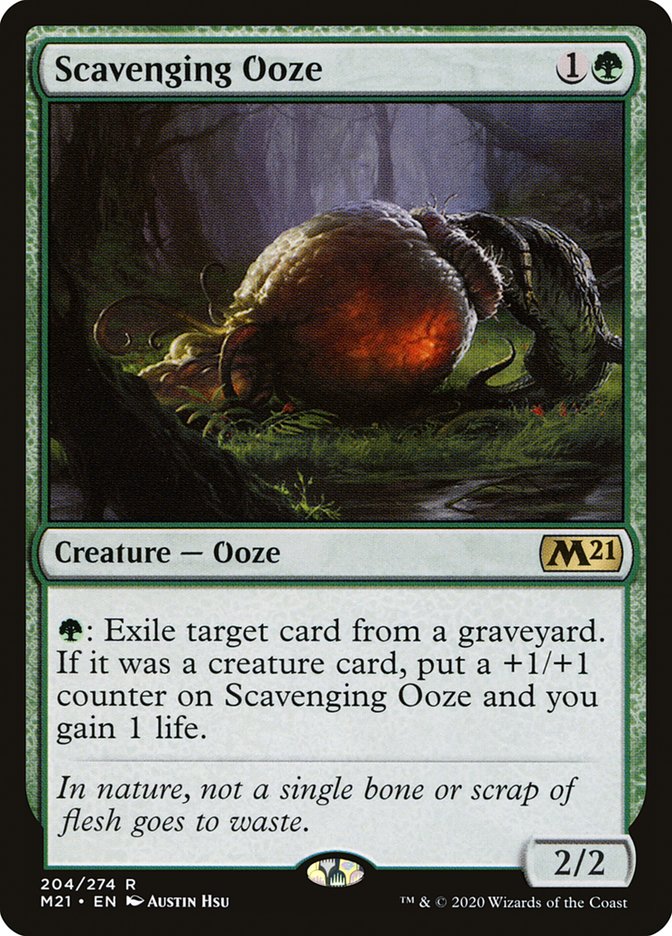 Scavenging Ooze [Core Set 2021] | Silver Goblin