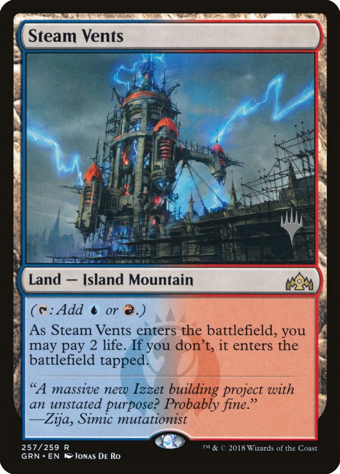 Steam Vents (Promo Pack) [Guilds of Ravnica Promos] | Silver Goblin