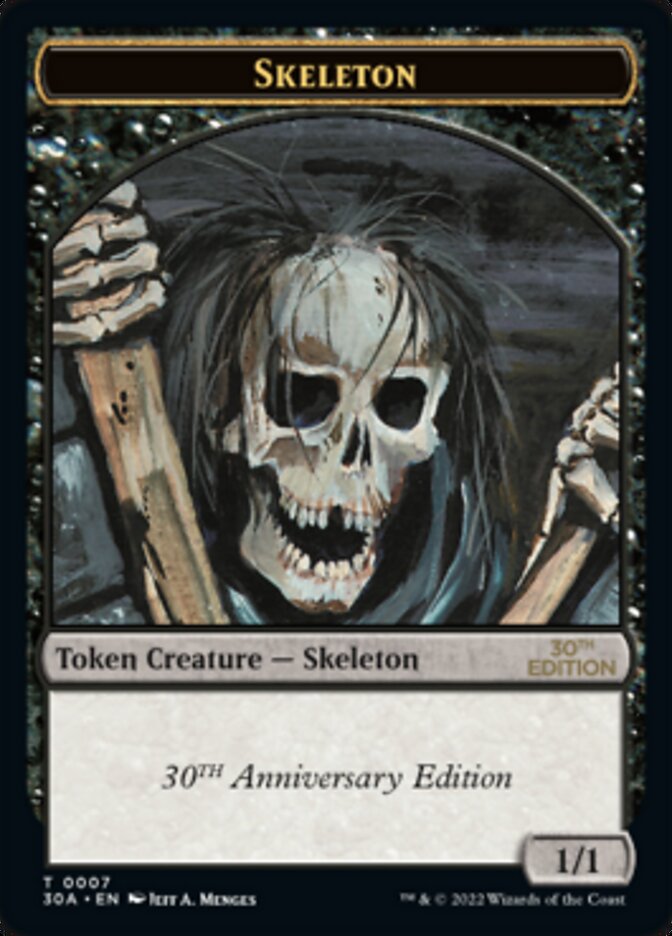 Skeleton Token [30th Anniversary Tokens] | Silver Goblin